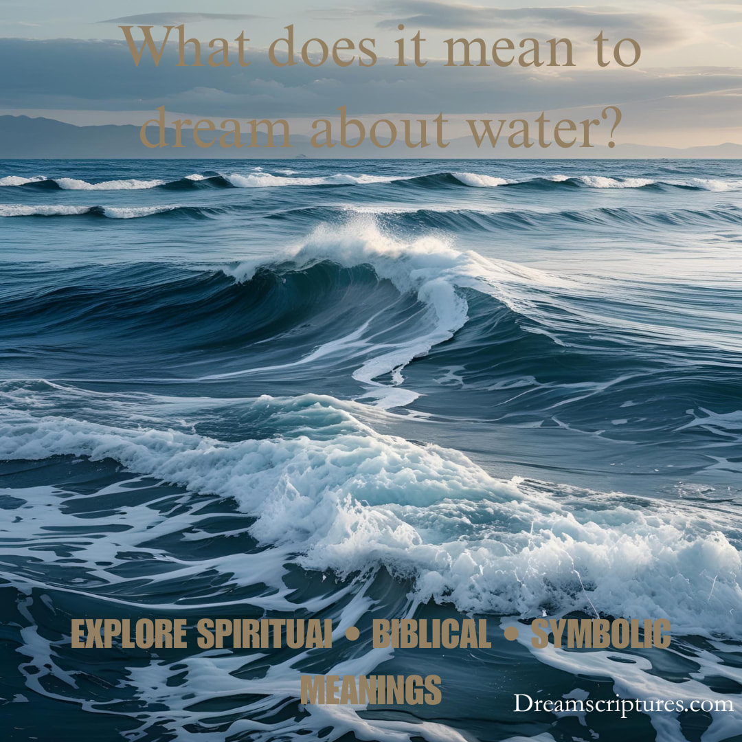 Symbolic representation of Water in dreams
